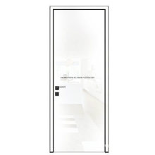 Aluminum Frame White Laminate Interior Doors